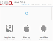 Tablet Screenshot of omahahappyhours.com